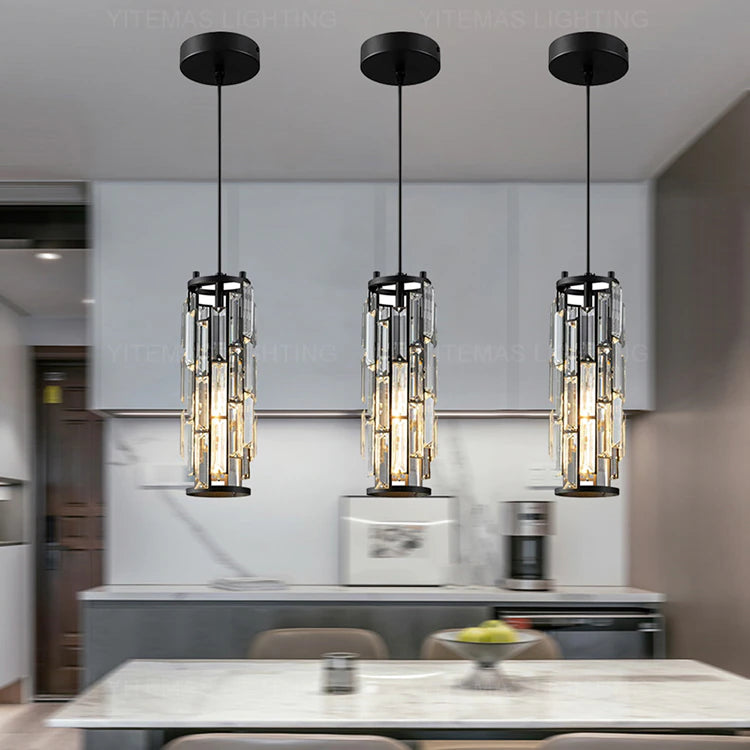 Crystal Pendant Light For Kitchen-Sylvia Space