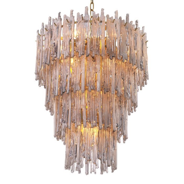 Saint Roch Modern Glass Chandelier [S/L] - [Brass & Glass] - Eichholtz-Sylvia Space