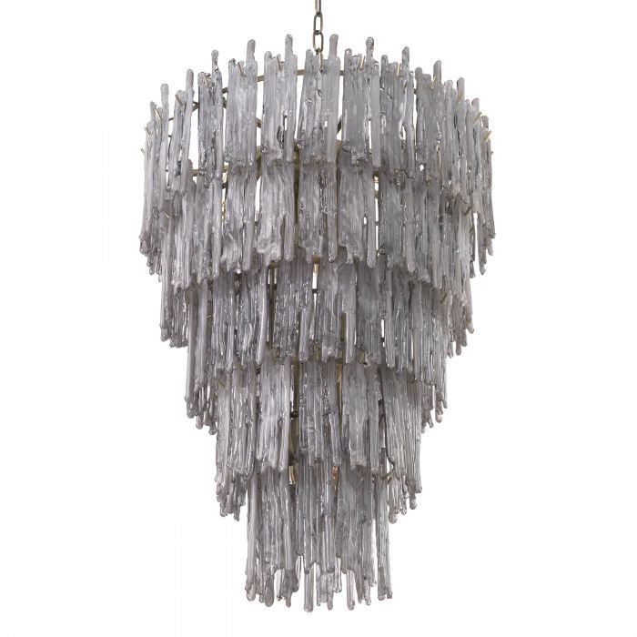 Saint Roch Modern Glass Chandelier [S/L] - [Brass & Glass] - Eichholtz-Sylvia Space
