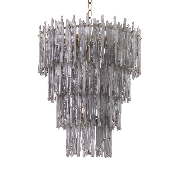 Saint Roch Modern Glass Chandelier [S/L] - [Brass & Glass] - Eichholtz-Sylvia Space