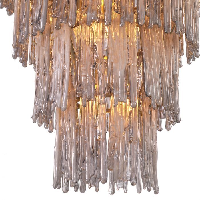 Saint Roch Modern Glass Chandelier [S/L] - [Brass & Glass] - Eichholtz-Sylvia Space