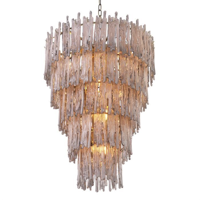 Saint Roch Modern Glass Chandelier [S/L] - [Brass & Glass] - Eichholtz-Sylvia Space