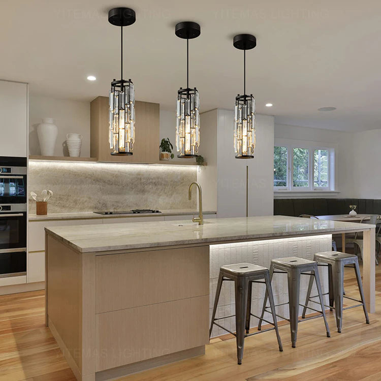 Crystal Pendant Light For Kitchen-Sylvia Space