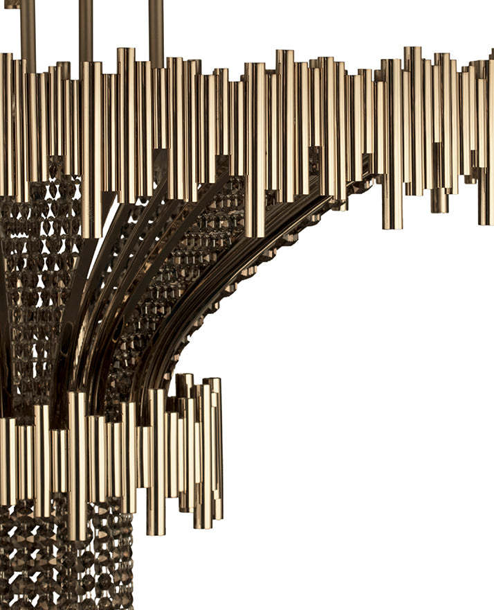 Scala Plafond 10-Light Modern Chandelier - Luxxu-Sylvia Space