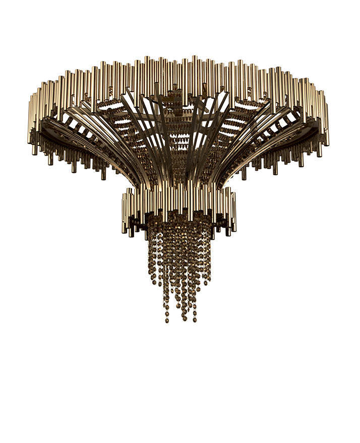 Scala Plafond 10-Light Modern Chandelier - Luxxu-Sylvia Space