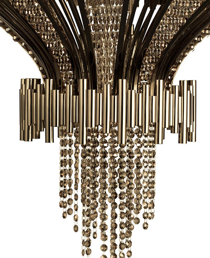 Scala Plafond 10-Light Modern Chandelier - Luxxu-Sylvia Space