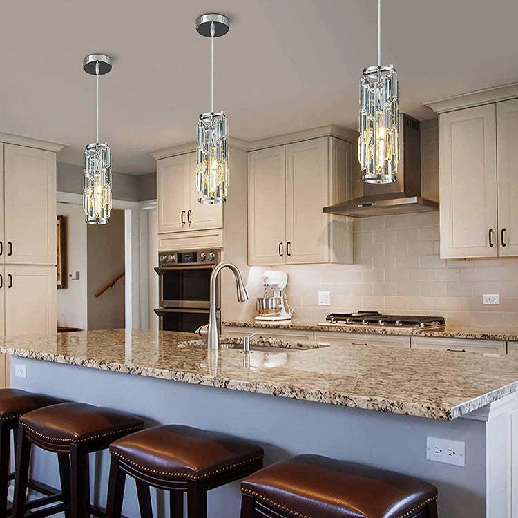Crystal Pendant Light For Kitchen-Sylvia Space