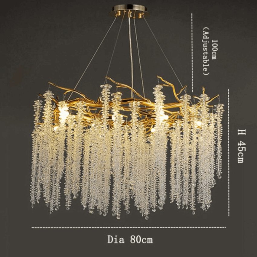 Albero Crystal Chandelier-Sylvia Space