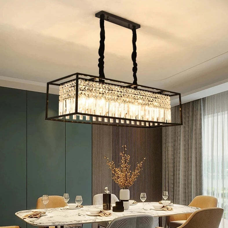 Giordano Crystal Dining Room Chandelier-Sylvia Space