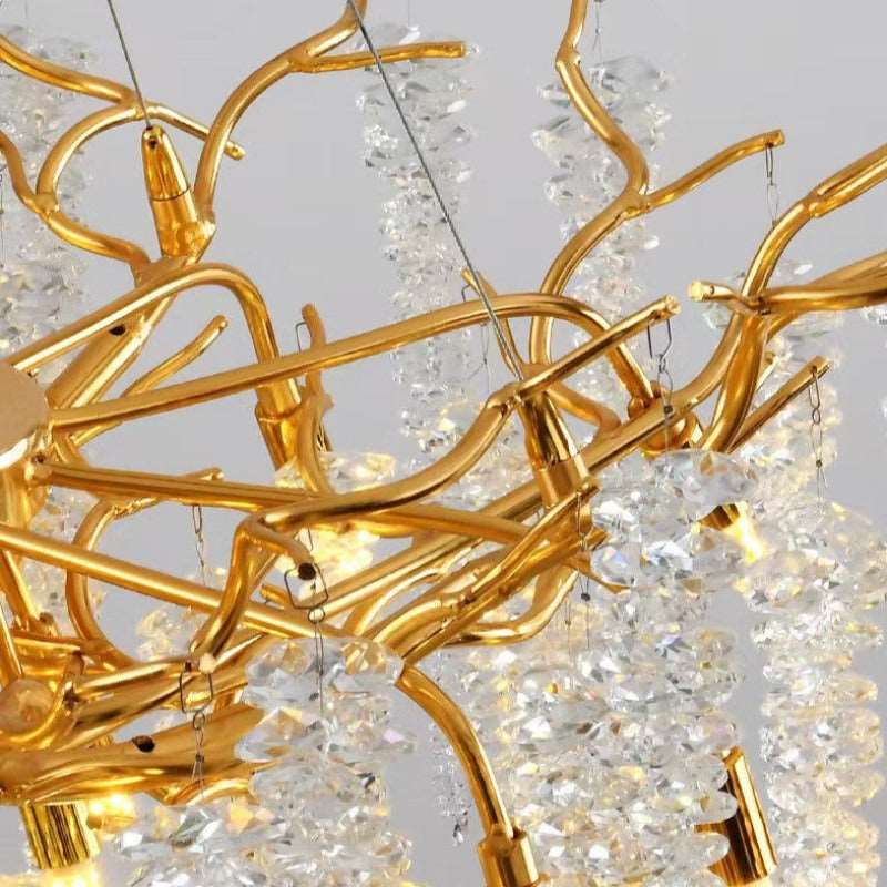 Albero Crystal Dining Room Chandelier-Sylvia Space