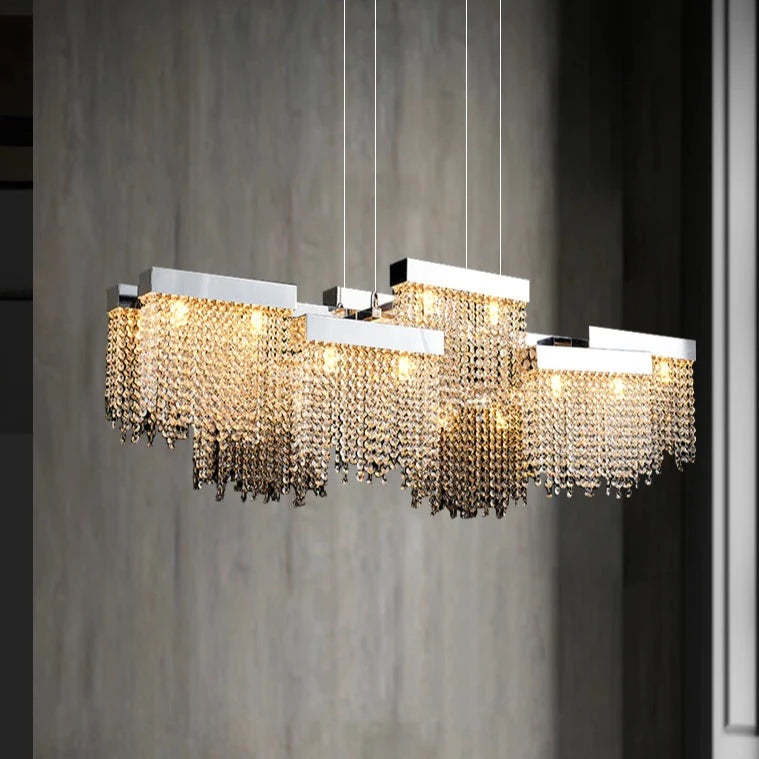 Alleri Crystal Dining Room Chandelier-Sylvia Space
