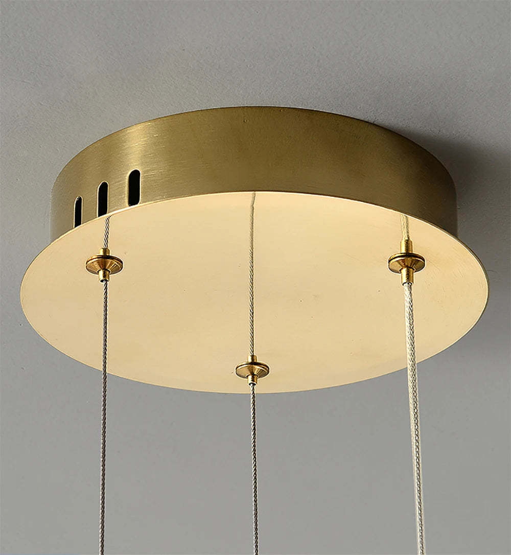 Bergamo Crystal Modern Chandelier-Sylvia Space