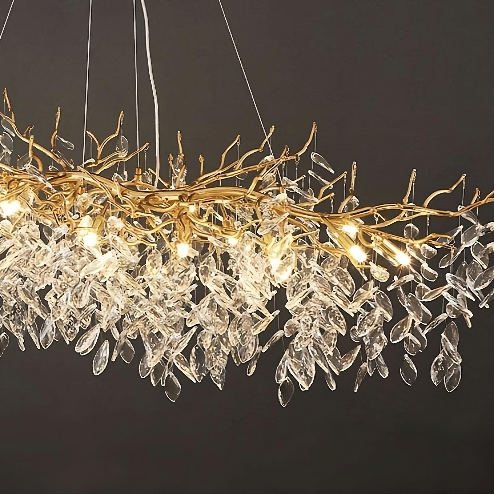 Albero Collection Crystal Chandelier-Sylvia Space