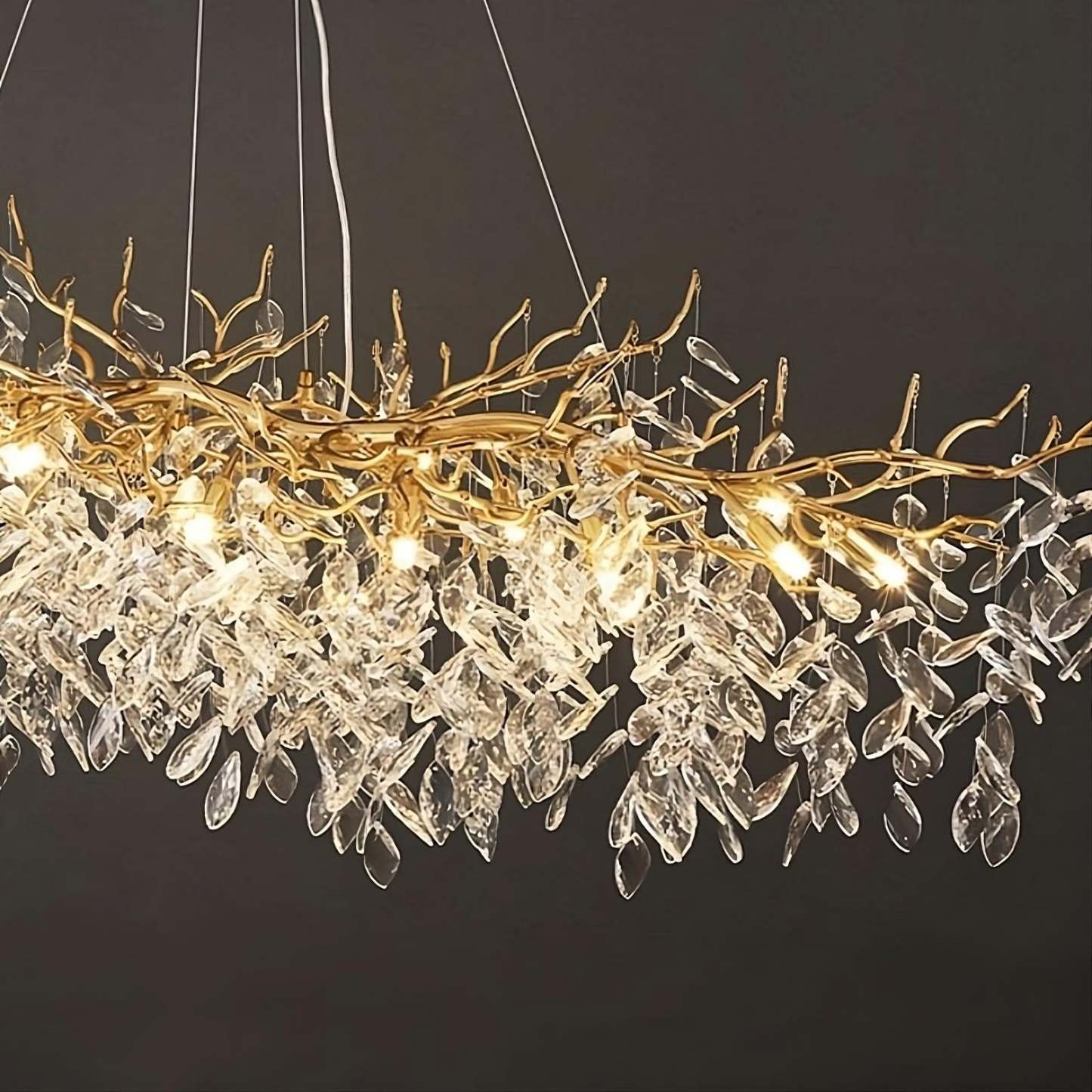 Albero Collection Crystal Chandelier-Sylvia Space