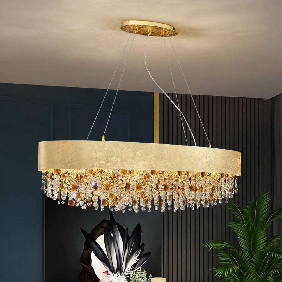 Avani Crystal Dining Room Chandelier-Sylvia Space