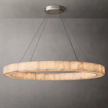 Natural Marble Modern Chandelier-Sylvia Space