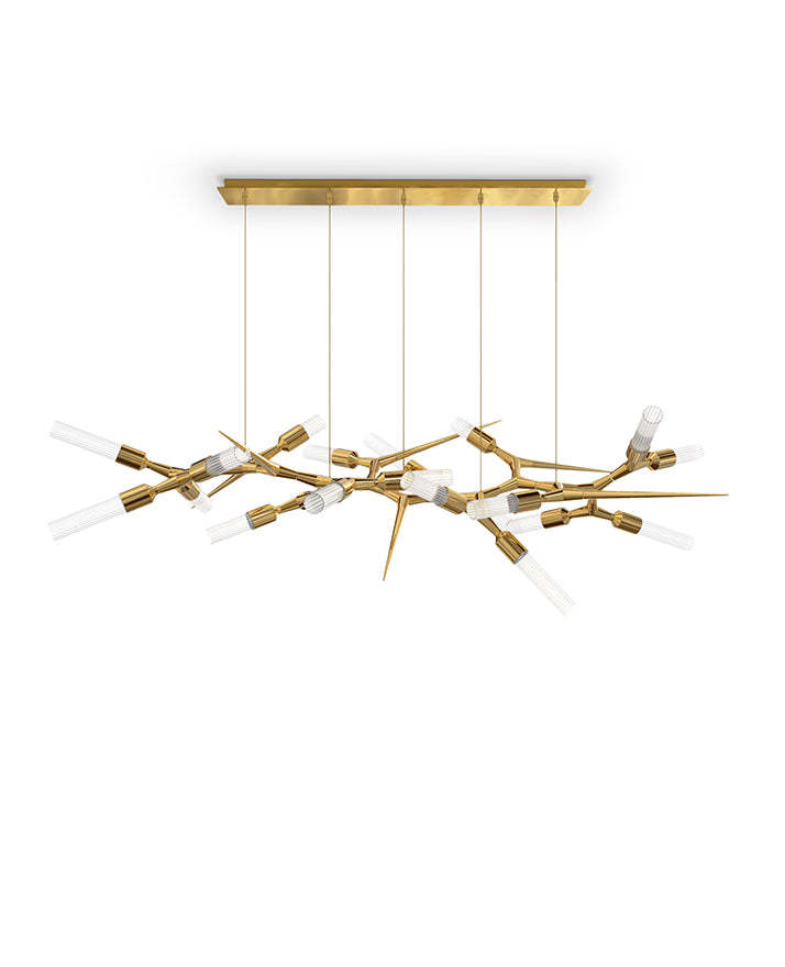 Shard 24-Light Crystal Modern Chandelier - Luxxu-Sylvia Space