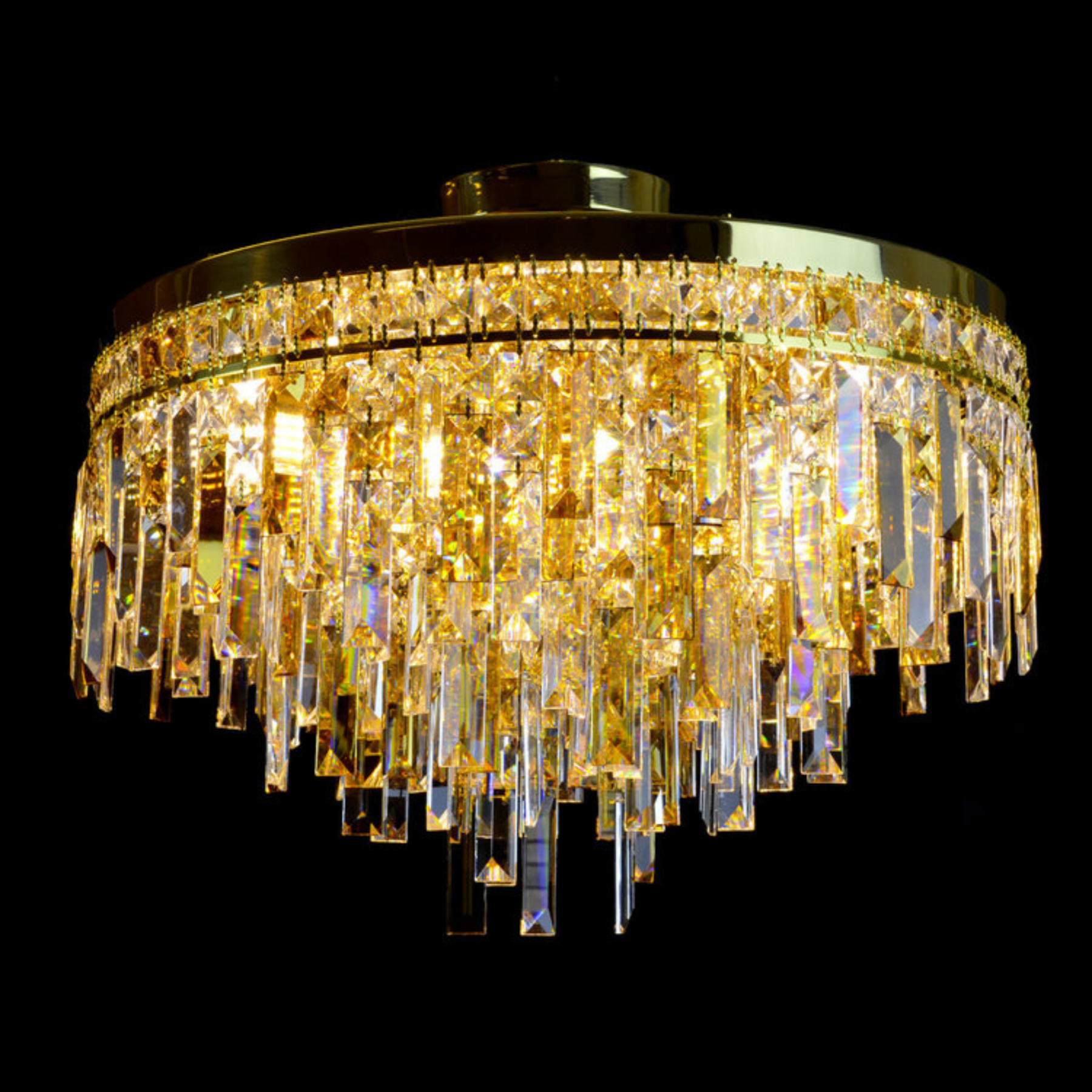 Napoli 8 Modern Crystal Glass Chandelier - Wranovsky-Sylvia Space