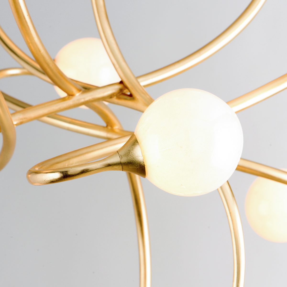 Signature Modern Chandelier - 294-09-CE - Corbett Lighting-Sylvia Space