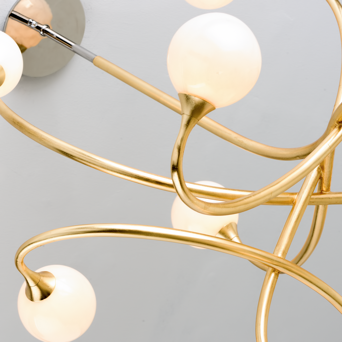 Signature Modern Chandelier - 294-09-CE - Corbett Lighting-Sylvia Space