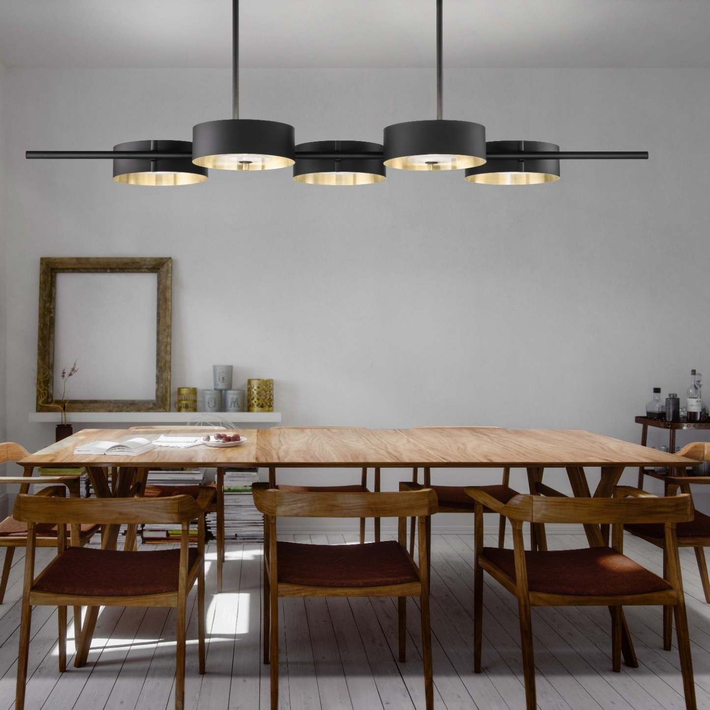 Sound BIL5 | 5-Light Modern Chandelier - Masiero-Sylvia Space