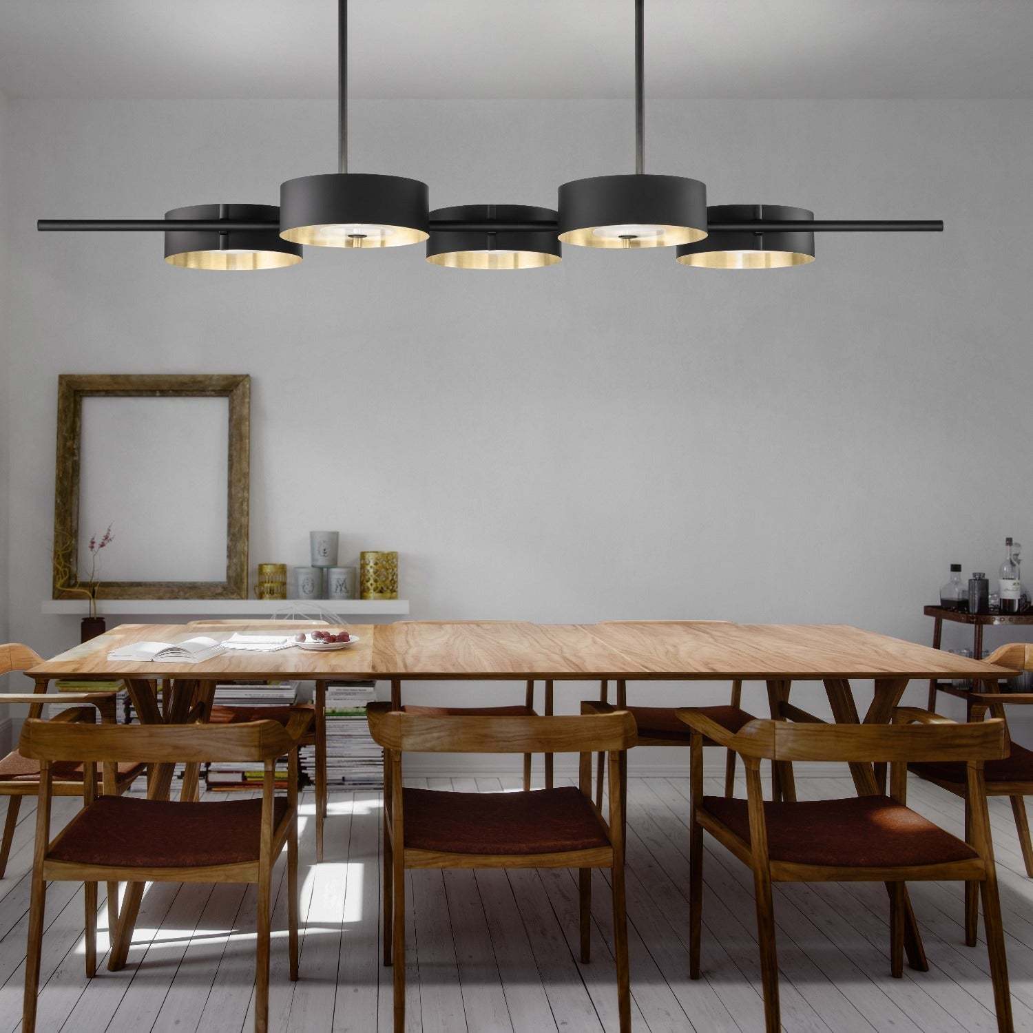 Sound BIL5 | 5-Light Modern Chandelier - Masiero-Sylvia Space