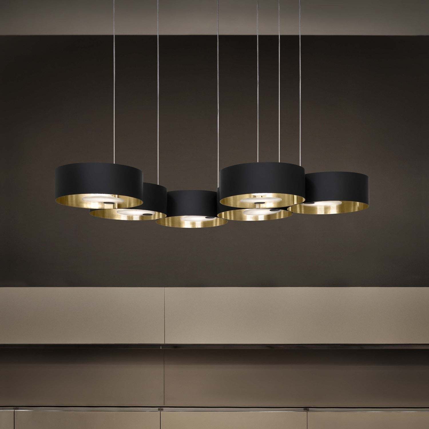 Sound OR6 | 6-Light Modern Chandelier - Masiero-Sylvia Space