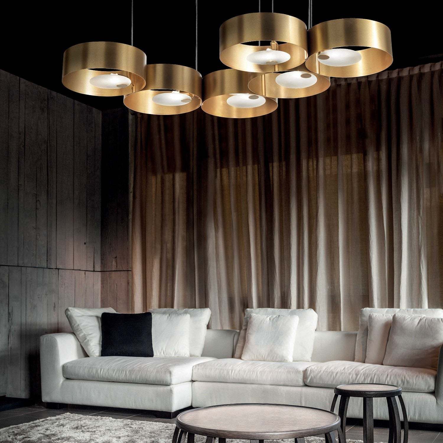 Sound OR6 | 6-Light Modern Chandelier - Masiero-Sylvia Space