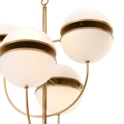 Spiridon Modern Brass Chandelier - [Brass] - Eichholtz-Sylvia Space