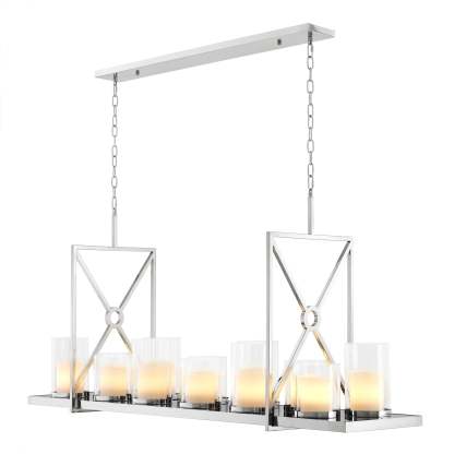 Summit Modern Chandelier - [Steel/Brass] - Eichholtz-Sylvia Space