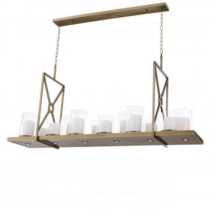 Summit Modern Chandelier - [Steel/Brass] - Eichholtz-Sylvia Space
