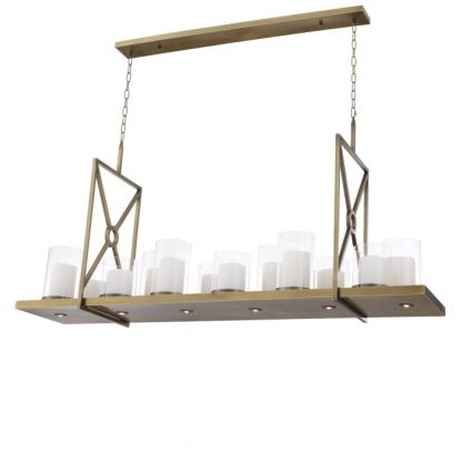 Summit Modern Chandelier - [Steel/Brass] - Eichholtz-Sylvia Space
