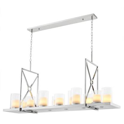Summit Modern Chandelier - [Steel/Brass] - Eichholtz-Sylvia Space