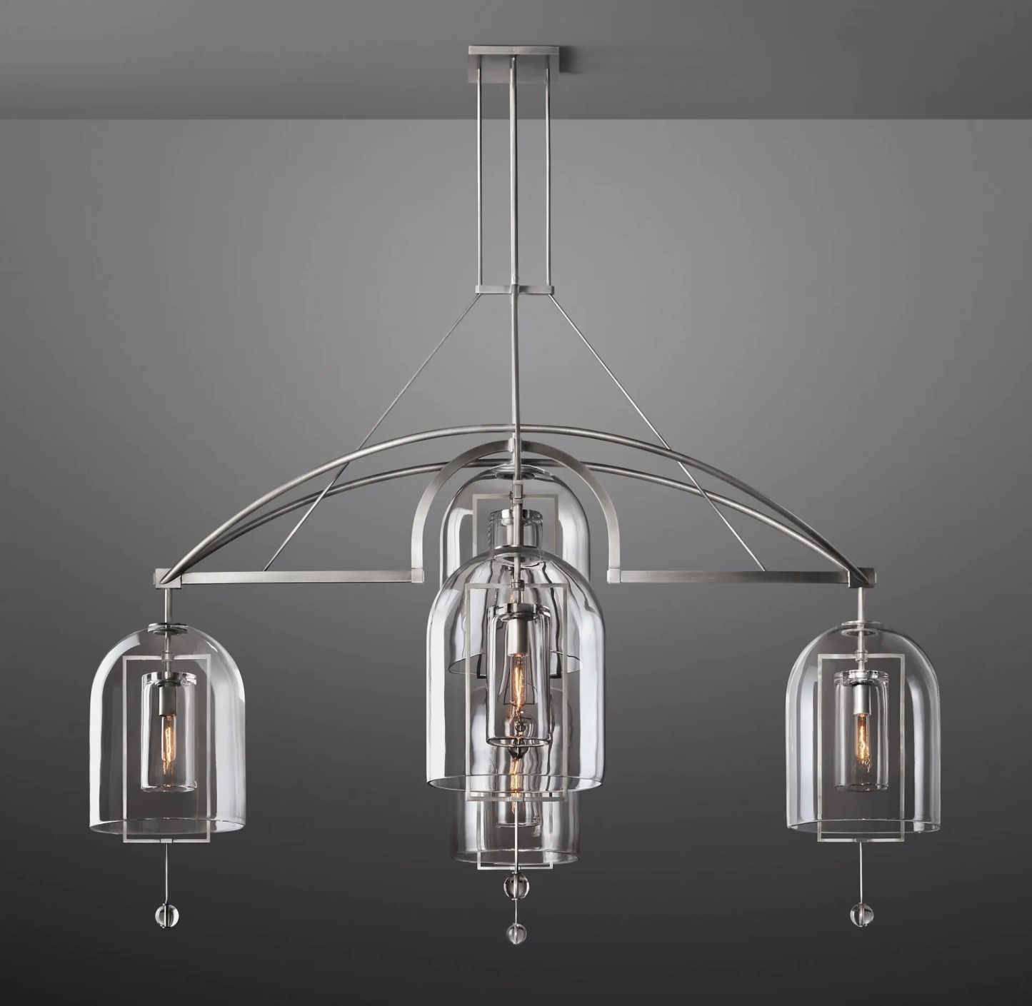 Fulcrumn Round Chandelier 73" 5-Lights