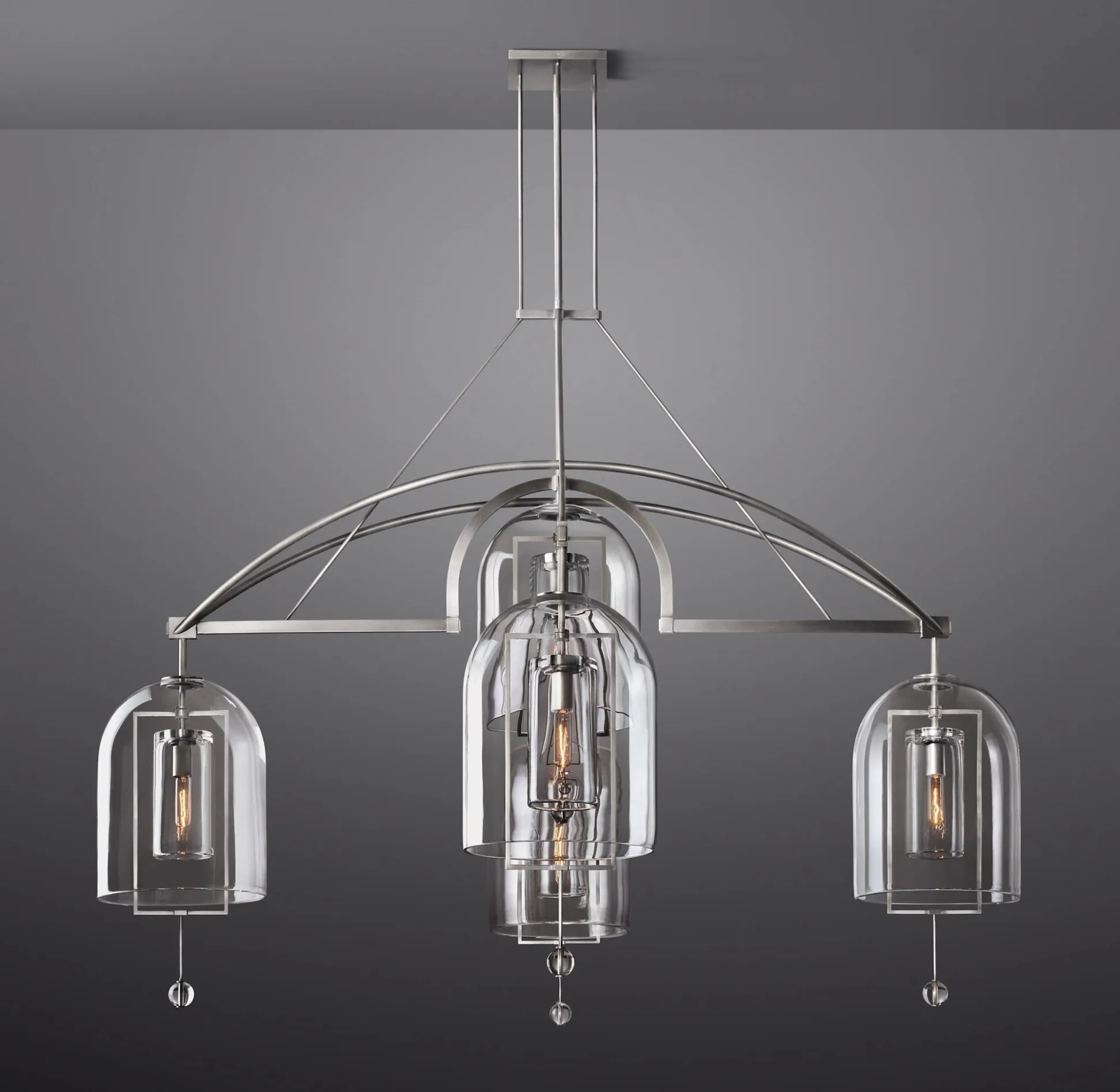 Fulcrumn Round Chandelier 73" 5-Lights