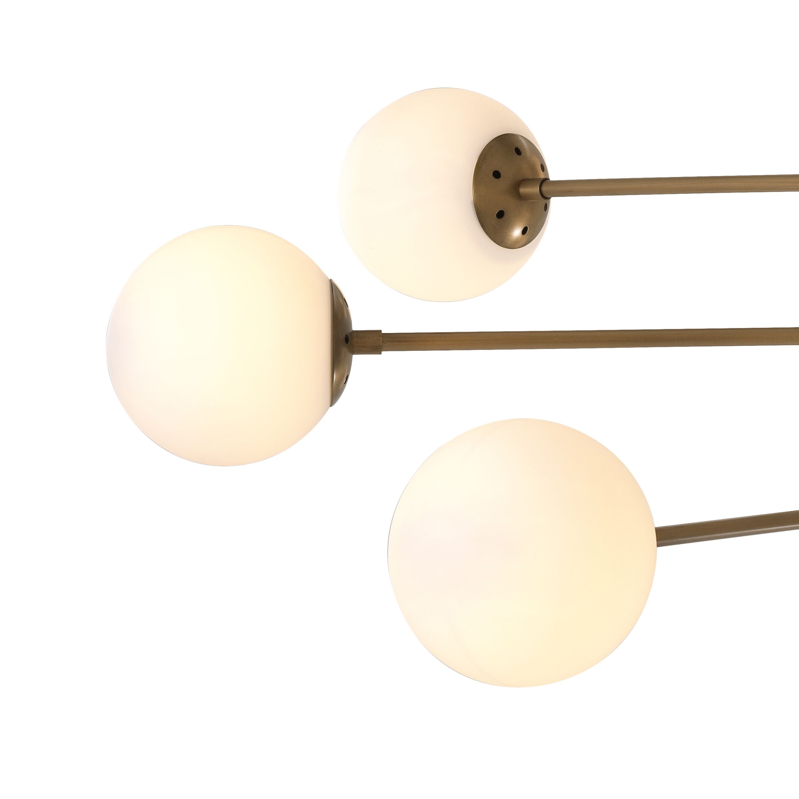 Tortora Modern Brass Chandelier- [Brass] - Eichholtz-Sylvia Space