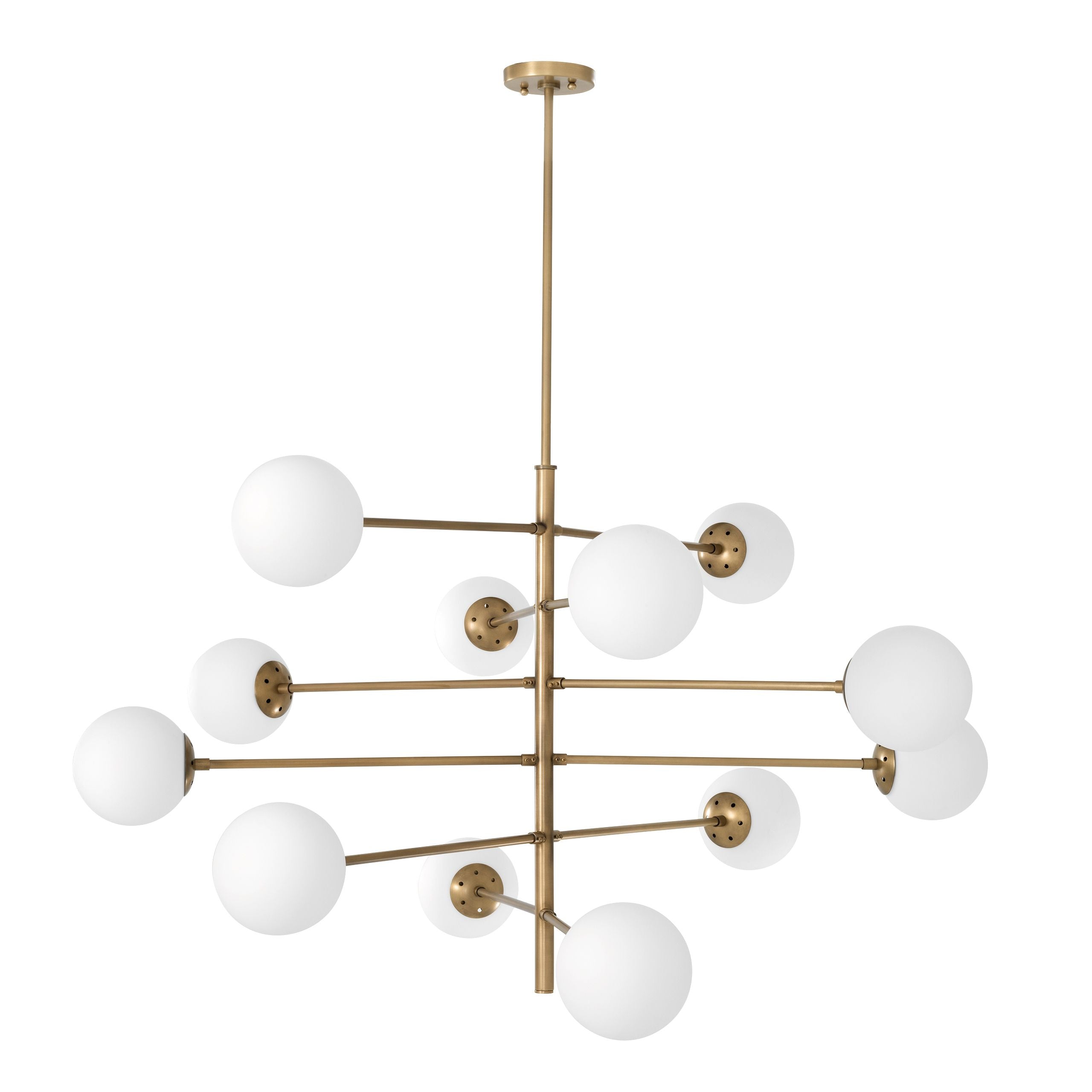 Tortora Modern Brass Chandelier- [Brass] - Eichholtz-Sylvia Space