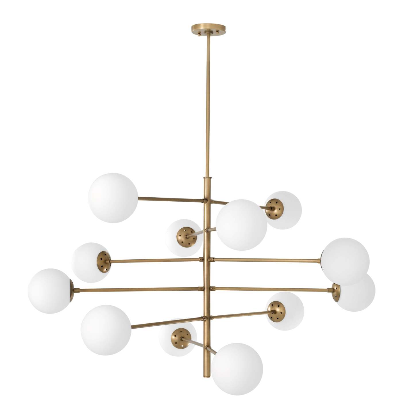 Tortora Modern Brass Chandelier- [Brass] - Eichholtz-Sylvia Space