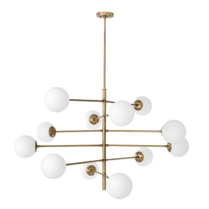 Tortora Modern Brass Chandelier- [Brass] - Eichholtz-Sylvia Space