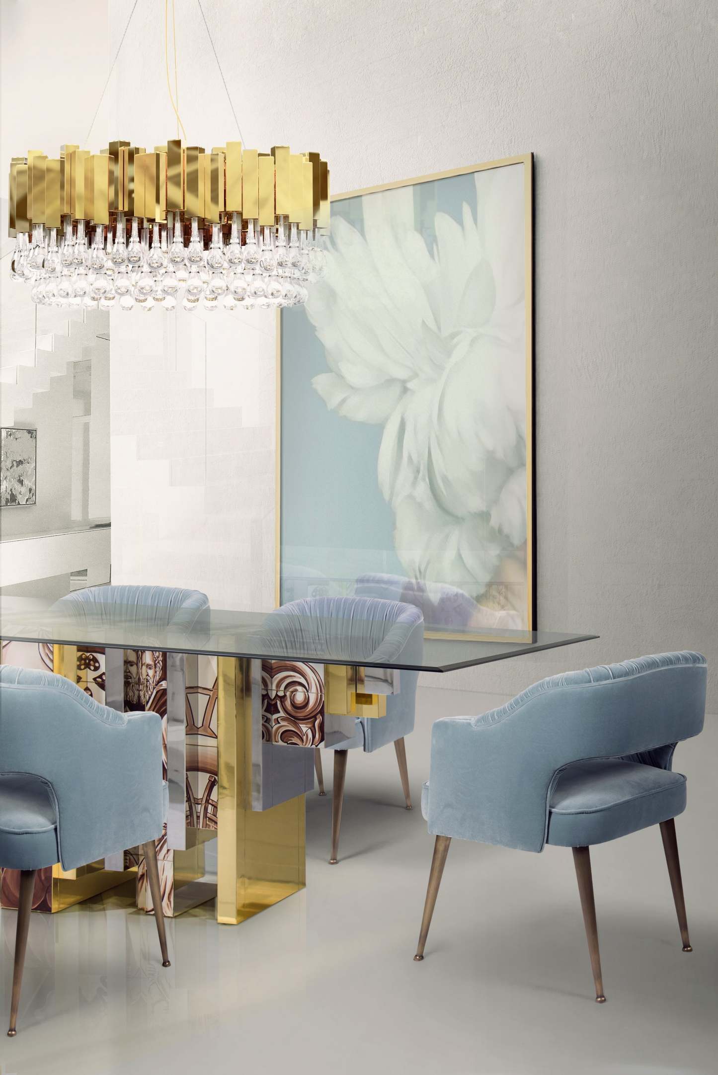 Trump 24-Light Modern Chandelier - Luxxu-Sylvia Space