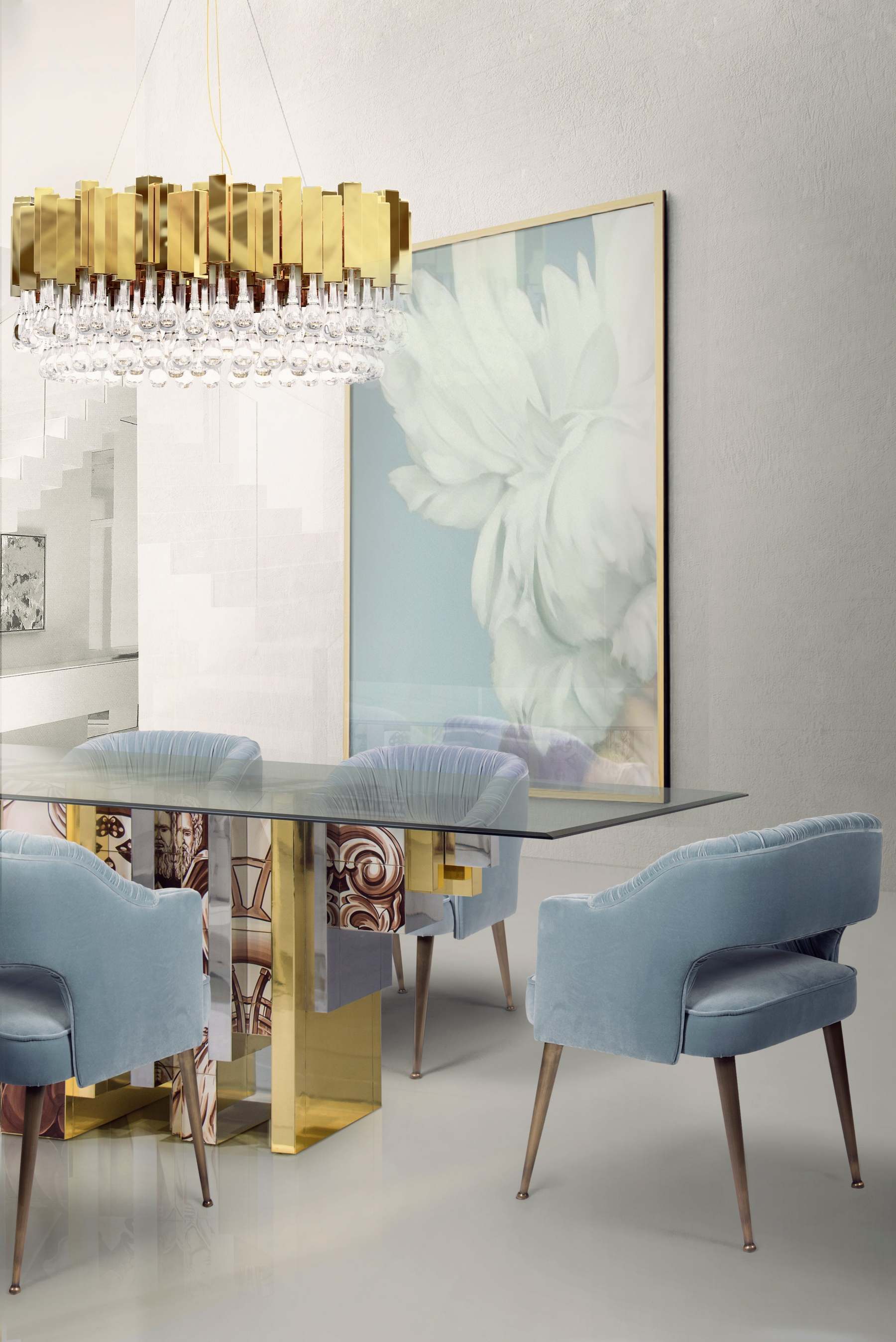 Trump 24-Light Modern Chandelier - Luxxu-Sylvia Space