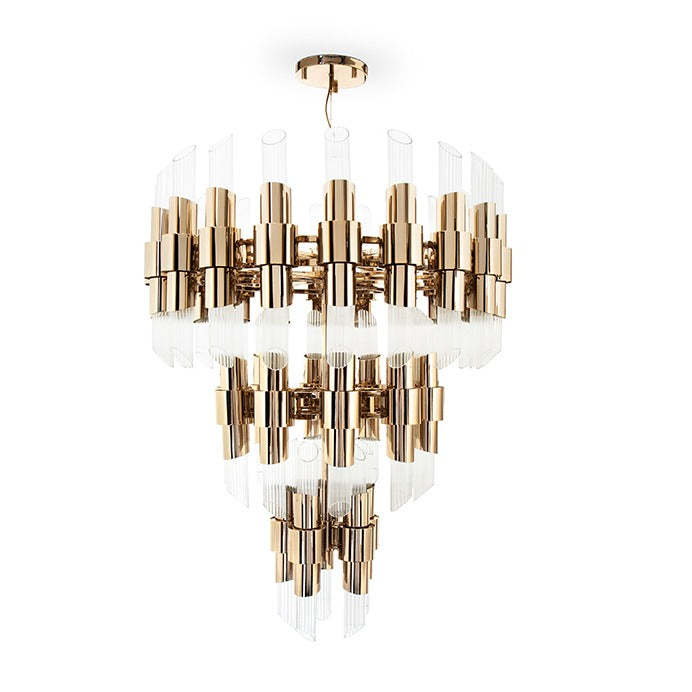 Tycho 70-Light Crystal Modern Chandelier - Luxxu-Sylvia Space