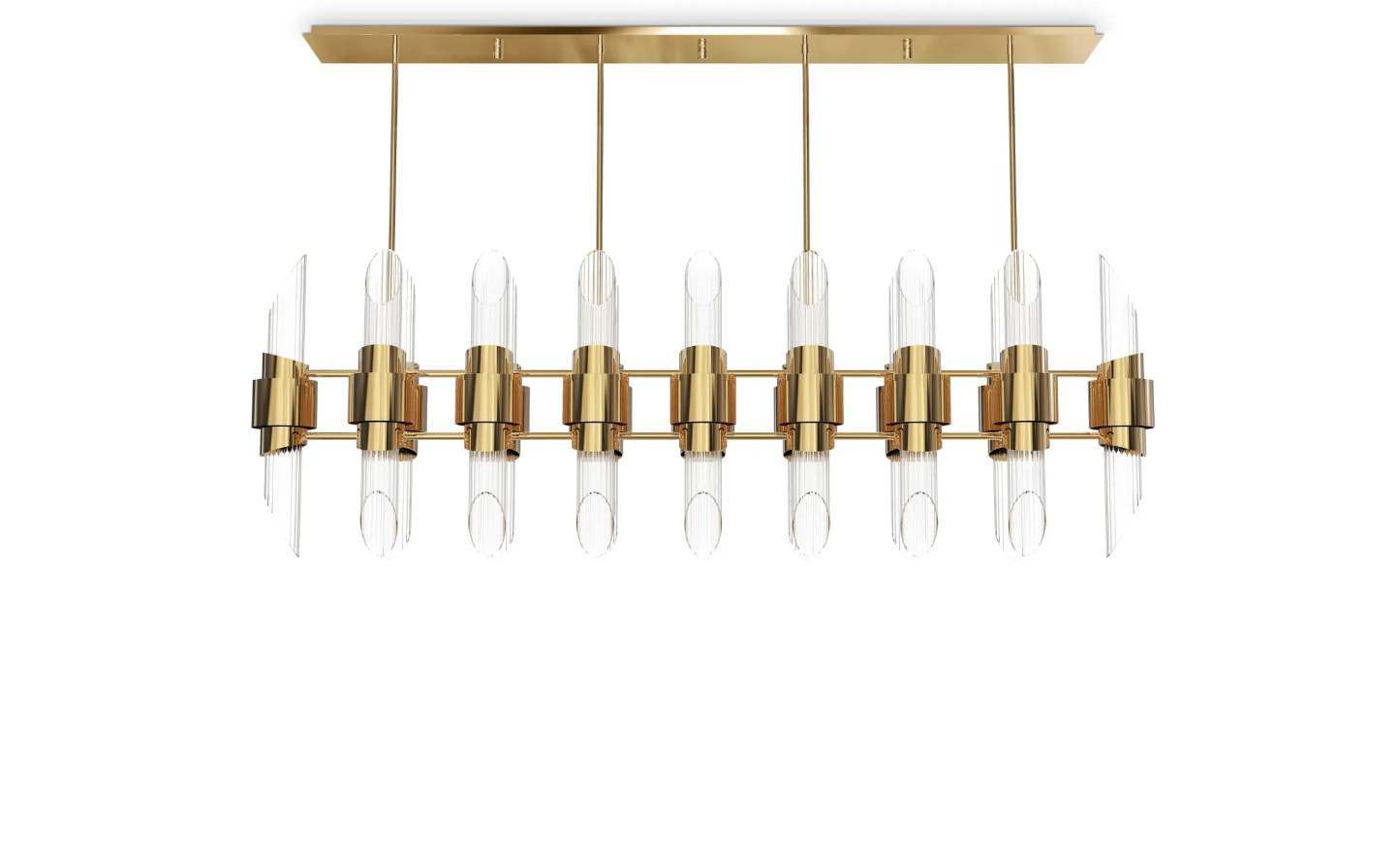 Tycho Rectangle Suspension Modern Chandelier - Luxxu-Sylvia Space
