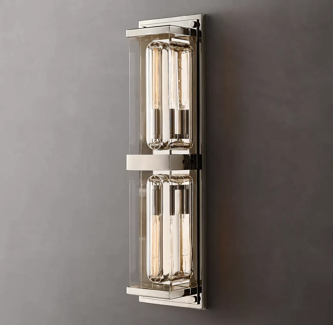 Sail Rectangular Linear Sconce-Sylvia Space
