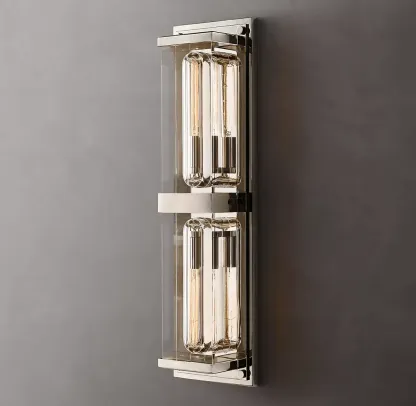 Sail Rectangular Linear Sconce-Sylvia Space