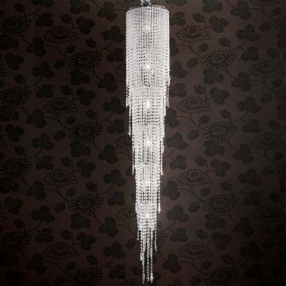 V825/S6 6-Light Modern Glass Chandelier - Masiero-Sylvia Space