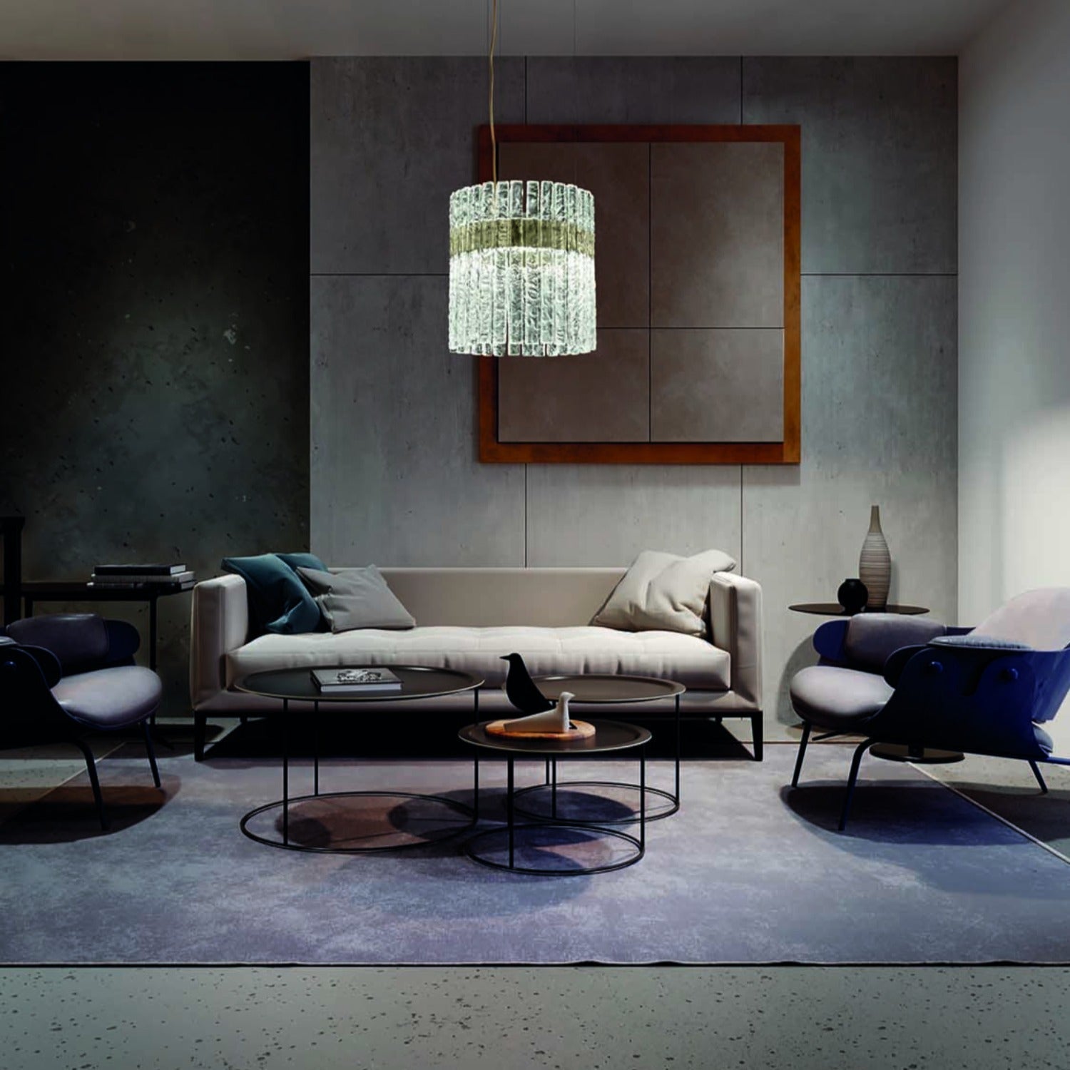 Vegas S RD 40/60 | LED Modern Chandelier - Masiero-Sylvia Space