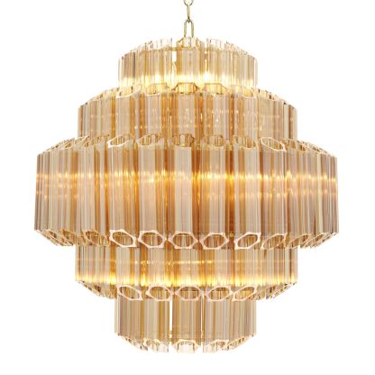 Vittoria S Modern Glass Chandelier - [Gold] - Eichholtz-Sylvia Space