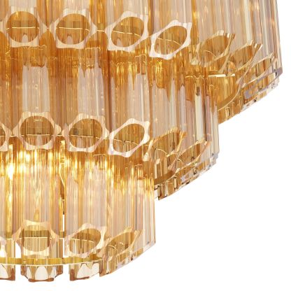 Vittoria S Modern Glass Chandelier - [Gold] - Eichholtz-Sylvia Space