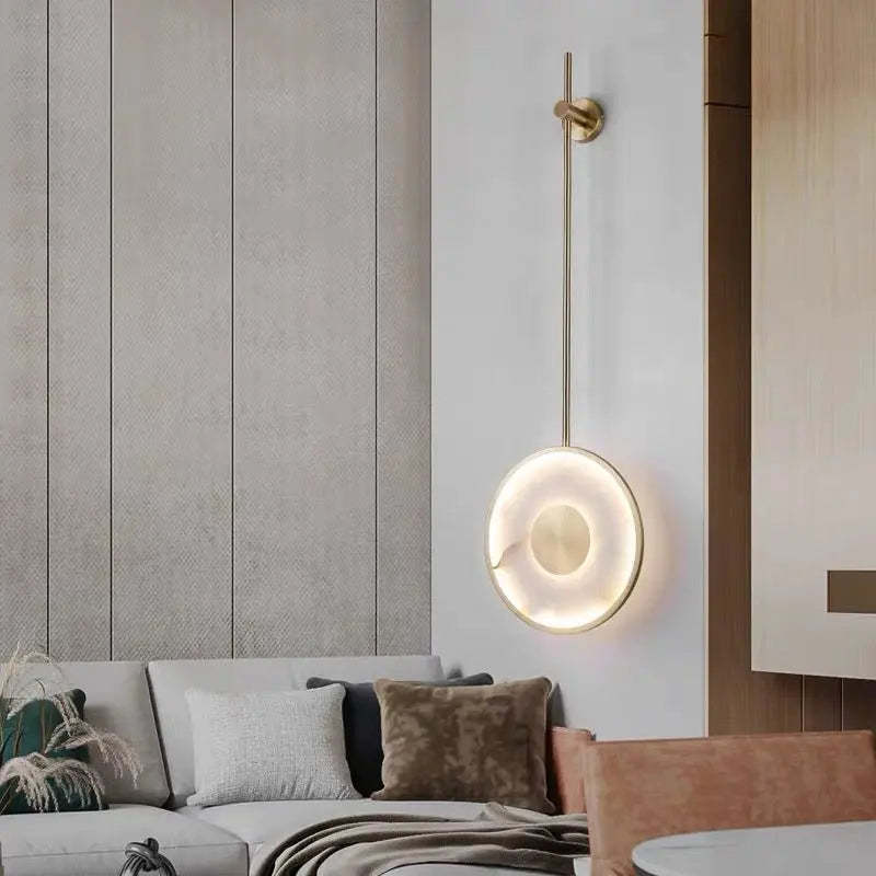 Alabaster Bedside Wall Mounted Lamps